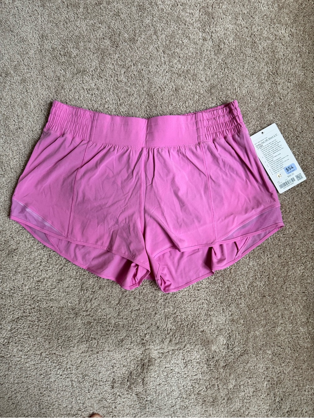 Lululemon Hotty Hot High-Rise Short 2.5” Lined Size 12